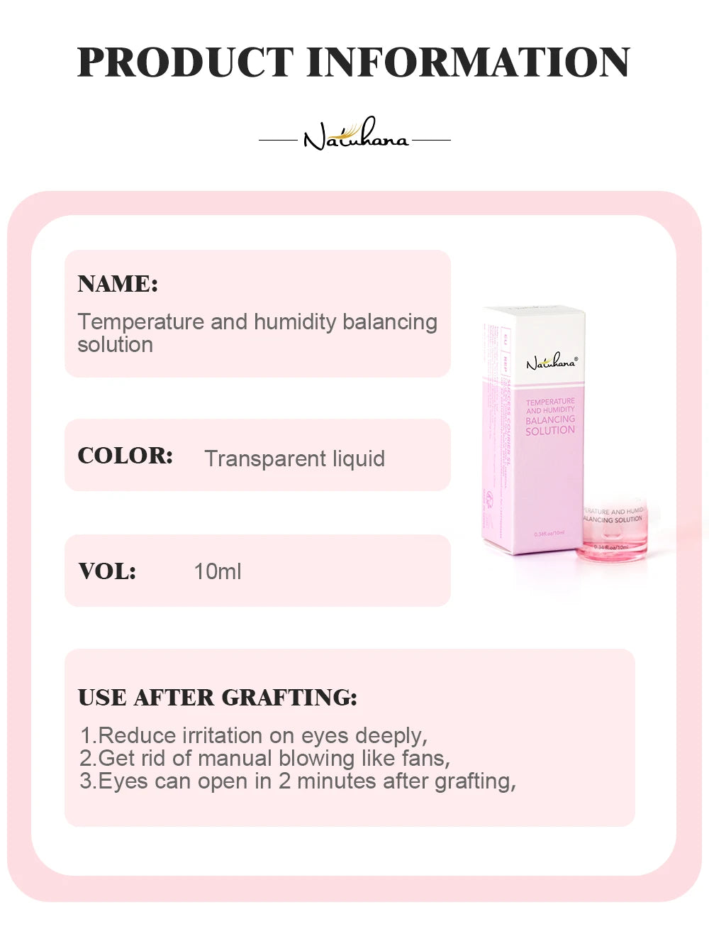 NATUHANA Lashes Super Bonder For Eyelash Extension Quick Drying Long Last Grafting Eyelash Glue EyelashesAdhesive Suppliers