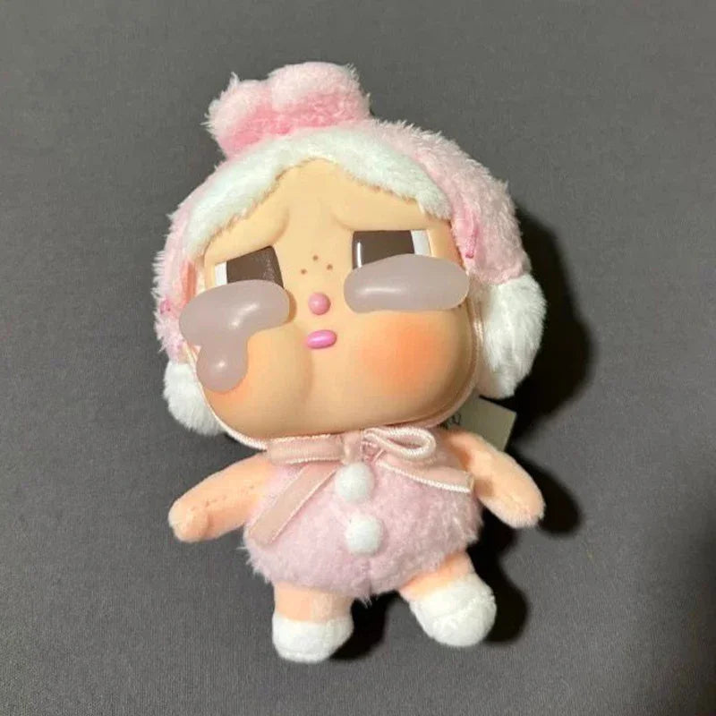 Unlock the Mystery with Genuine Crybaby Crying Again Series Blind Box Vinyl Face Doll Keychains - Hilarious Plush Surprises Await!