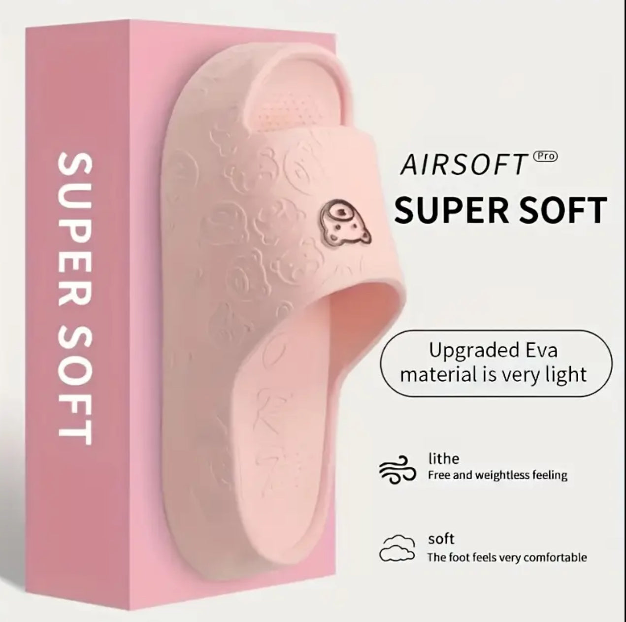 Cute Little Bear Quick Drying Anti-Slip Indoor Outdoor Eva Slippers