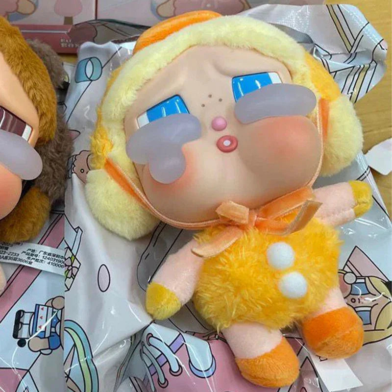 Unlock the Mystery with Genuine Crybaby Crying Again Series Blind Box Vinyl Face Doll Keychains - Hilarious Plush Surprises Await!