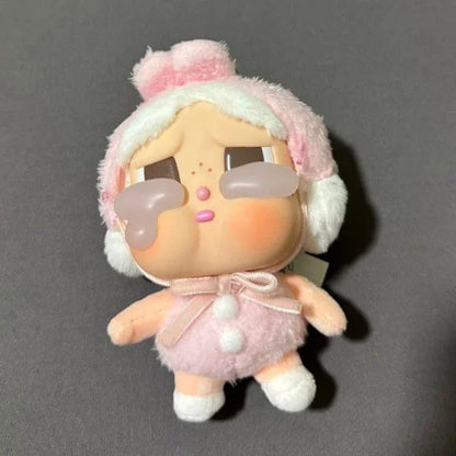Unlock the Mystery with Genuine Crybaby Crying Again Series Blind Box Vinyl Face Doll Keychains - Hilarious Plush Surprises Await!