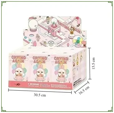 Unlock the Mystery with Genuine Crybaby Crying Again Series Blind Box Vinyl Face Doll Keychains - Hilarious Plush Surprises Await!