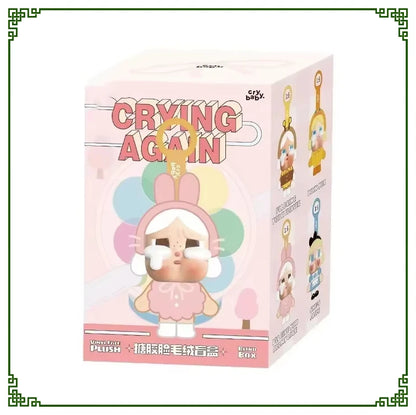Unlock the Mystery with Genuine Crybaby Crying Again Series Blind Box Vinyl Face Doll Keychains - Hilarious Plush Surprises Await!